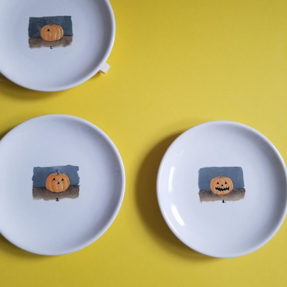 🎃🆕️ Rae Dunn Jack O Latern Plates - Picture 4 of 4